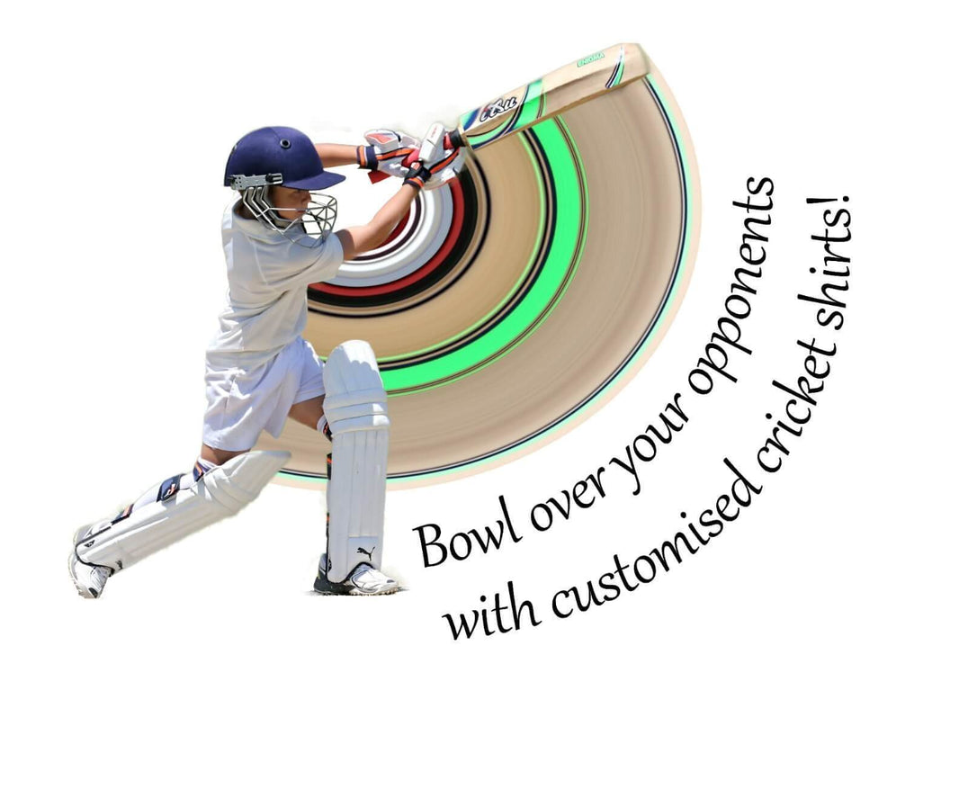 a boy wearing Customised Cricket Club Kit