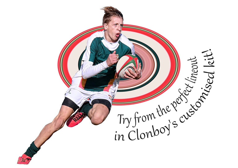 rugby player running fast holding a rugby ball