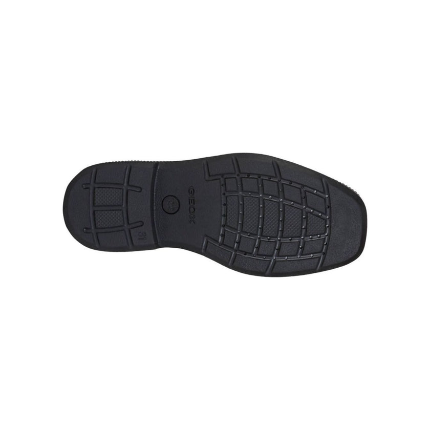 rubber sole of Classic Geox Leather Blalck Loafer School Shoes 