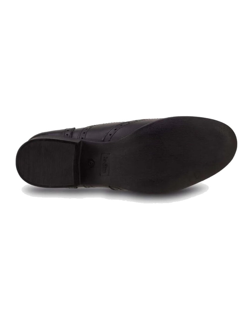Girls school shoes - Leather Bella Brogues with Rubber Heel