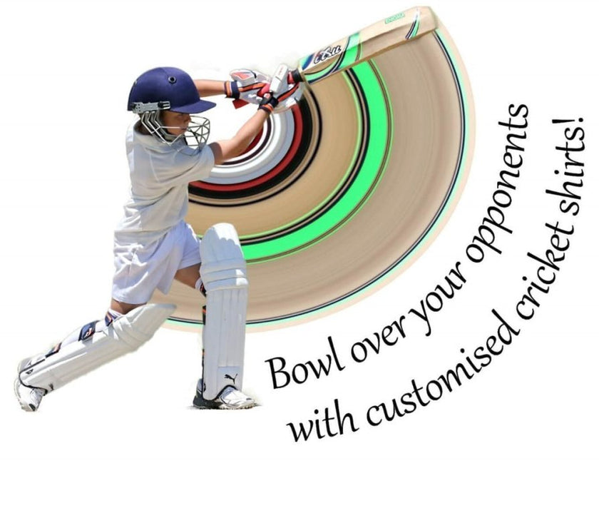 Customised Cricket Shirts with your club's logo - Clonboy Ltd